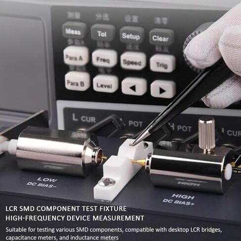 Adjustable Digital Bridge Test Fixture, High Precision Capacitance Test Fixture, LCR/RCL Chip Capacitance Tester, for Industry in Kuwait