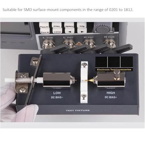 Adjustable Digital Bridge Test Fixture, High Precision Capacitance Test Fixture, LCR/RCL Chip Capacitance Tester, for Industry in Kuwait