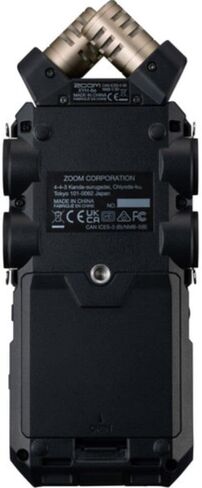Zoom H6essential 6-Track 32-Bit Float Portable Audio Recorder, Accessibility, Stereo Microphones, 4 XLR/TRS Combo Inputs, USB Interface, for Musicians, Podcasters Bundle with ZDM-1 Dynamic Microphone in Kuwait