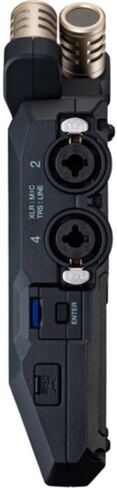 Zoom H6essential 6-Track 32-Bit Float Portable Audio Recorder, Accessibility, Stereo Microphones, 4 XLR/TRS Combo Inputs, USB Interface, for Musicians, Podcasters Bundle with ZDM-1 Dynamic Microphone in Kuwait