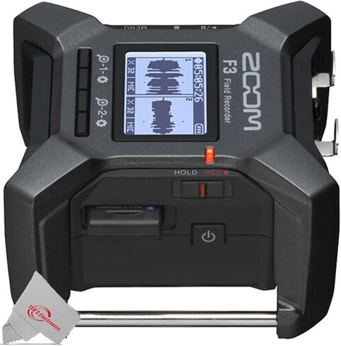 جهاز تسجيل ميداني محمول Zoom F3 مزود بمسارين + محول بلوتوث Zoom BTA-1 + بطاقة MicroSD سعة 32 جيجابايت + شاحن بطارية Xtreme Power Series 4AA/AAA in Kuwait