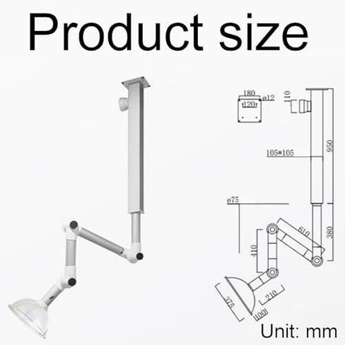 Universal Fume Extractor Hood, Industrial Ventilation Equipment, 360° Rotating Lab Fume Hood for Laboratories, Factories & Workspaces - Enhance Safety & Efficiency in Kuwait
