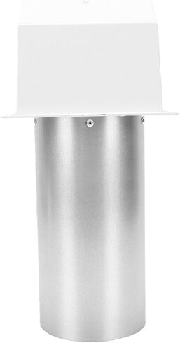 Pomya 4 Inch Dryer Vent Cover Outside | Carbon Steel Exterior Hood With Screen And Gravity Damper For Duct in Kuwait