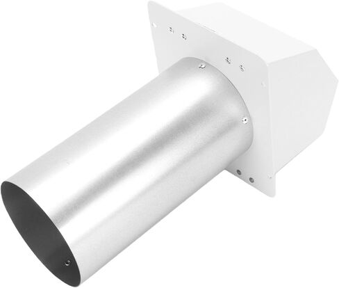 Pomya 4 Inch Dryer Vent Cover Outside | Carbon Steel Exterior Hood With Screen And Gravity Damper For Duct in Kuwait