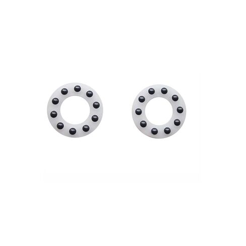 2 pcs Folding Pocket Knives Bearing Ceramic Ball Pivot pin Washer, Nylon Gasket with Detent Beads Spacer (1x12x6.1 mm) in Kuwait