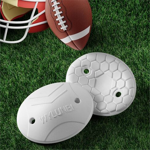 16 Pcs Football Knee Pads for Youth, 4.7'' x 4'', Suitable For Varsity Training, Protect Elbows and Knees in Kuwait