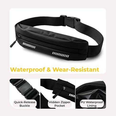 حزمة خصر Equestrian RideSafe - حقيبة حزام ركوب الخيل بسحاب مقاومة للماء لركوب الخيل - تخزين آمن للهاتف والأساسيات - مناسبة للجنسين - تناسب الهواتف الذكية حتى 7 بوصات in Kuwait