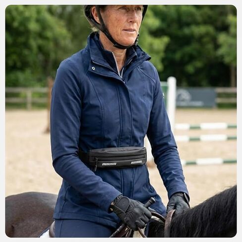 حزمة خصر Equestrian RideSafe - حقيبة حزام ركوب الخيل بسحاب مقاومة للماء لركوب الخيل - تخزين آمن للهاتف والأساسيات - مناسبة للجنسين - تناسب الهواتف الذكية حتى 7 بوصات in Kuwait