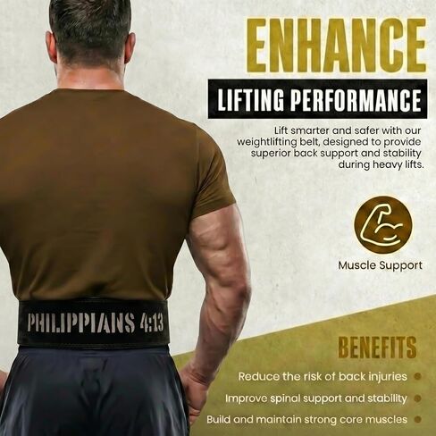 Christian Weightlifting Set - Lever Belt, Knee Sleeves & Straps in Kuwait
