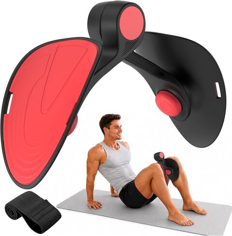 Pelvic Floor Exercise Device Available in 35 lb and 49 lb Resistance, Kegel and Inner Thigh Muscle Trainer, Home Workout Equipment for Postpartum Recovery, Women and Men, with Band in Kuwait