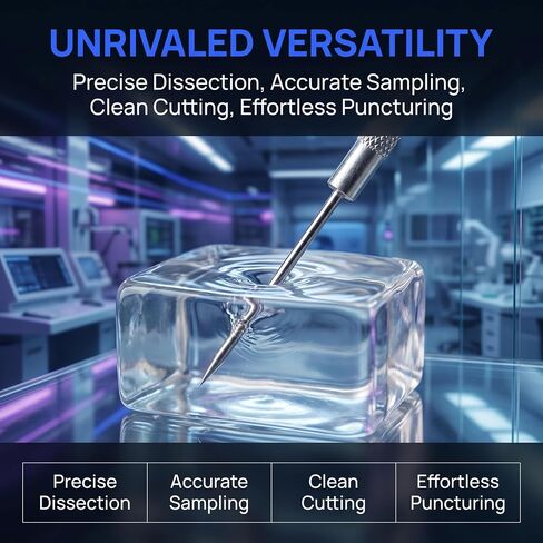 5 Pcs 5.39" Stainless Steel Dissecting Needle - Single Ended Micro Fine Precision Probe Teasing Needle for Lab Biology Experiment Dissection Equipment in Kuwait
