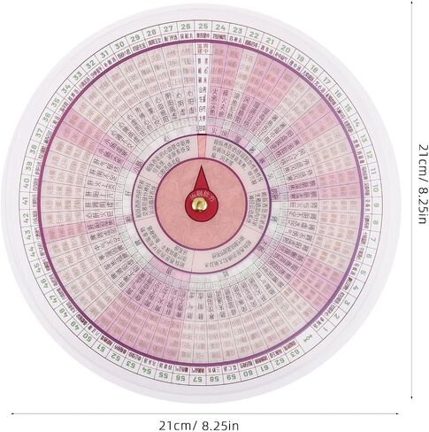 MUCKLILY Tcm Diagnosis Wheel for Chinese Medicine Study, Rotating Traditional Chinese Medicine Chart with Wear-resistant Pp Material, Visual Learning Aid for Acupuncture Board Exam Study in Kuwait