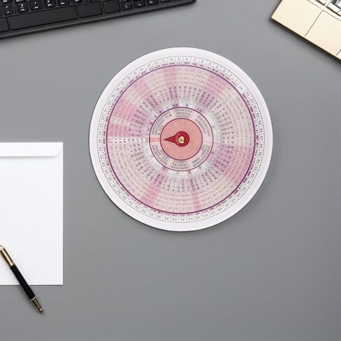 MUCKLILY Tcm Diagnosis Wheel for Chinese Medicine Study, Rotating Traditional Chinese Medicine Chart with Wear-resistant Pp Material, Visual Learning Aid for Acupuncture Board Exam Study in Kuwait