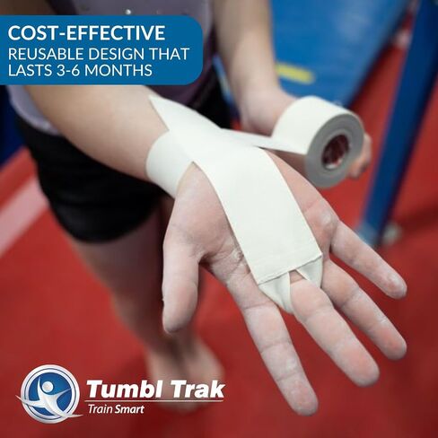 مقابض شريط Tumbl Trak GymKiwis: واقيات متينة وقابلة لإعادة الاستخدام لقضبان الجمباز، تقلل من التهيج، وتحمي من التمزقات in Kuwait