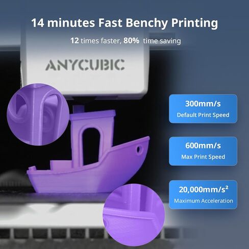 طابعة Anycubic Kobra X Combo ثلاثية الأبعاد مع ACE 2 Pro، طباعة أصلية بـ 7 ألوان (حتى 19)، 2X أسرع وأقل نفايات، تسوية تلقائية، مثالية للمبتدئين والأطفال والتعليم المنزلي وألعاب DIY العائلية والأدوات العملية in Kuwait
