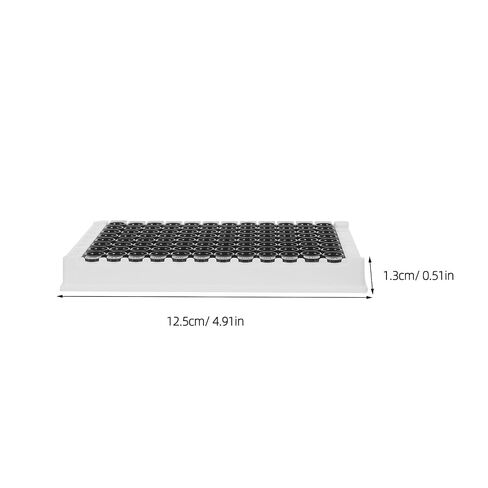 Detachable 96-Well Elisa Microplate with Black Bottom, Medium Binding Surface, 360μl Per Well, Non-sterile Fluorescence and Chemical Analysis Plate for Laboratory and Research Use in Kuwait