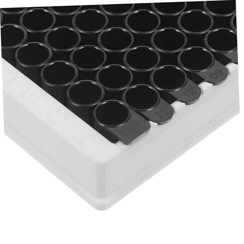 CALLARON Detachable 96-Well Black Polystyrene Elisa Microplate 360μl Per Well Medium-Binding for Fluorescence and Chemical Testing Compatible with Microplate Readers in Kuwait