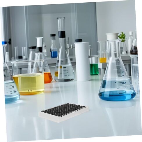CALLARON Detachable 96-Well Black Polystyrene Elisa Microplate 360μl Per Well Medium-Binding for Fluorescence and Chemical Testing Compatible with Microplate Readers in Kuwait