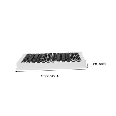 CALLARON Detachable 96-Well Black Polystyrene Elisa Microplate 360μl Per Well Medium-Binding for Fluorescence and Chemical Testing Compatible with Microplate Readers in Kuwait