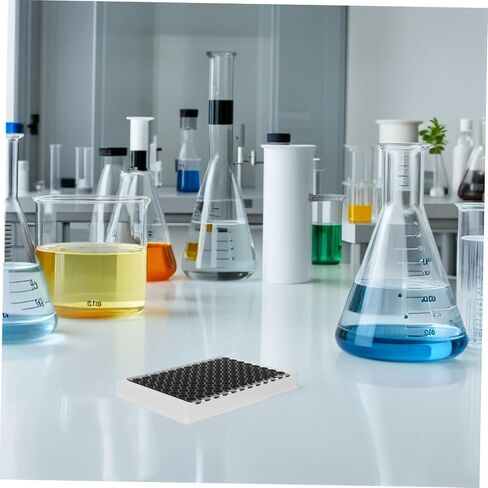 لوحة Zerodeko Elisa سعة 360 ميكرولتر لكل بئر، 96-جيدًا متوسط ​​الارتباط بإطار أسود، صفيحة ميكروسكوبية من البوليسترين قابلة للفصل لتحليل التألق واختبار التألق الكيميائي غير المعقم in Kuwait