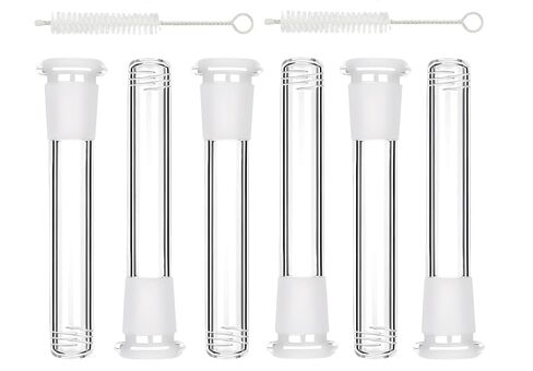14mm Compatible Tube Glass Tube with 2 Cleaning Brushes, Borosilicate Thick Glass Tube (100mm/3.9in) in Kuwait