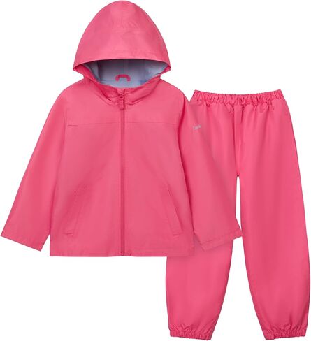 London Fog Kids' Rain Jacket and Rain Pant Splash Suit Rain Suit in Kuwait