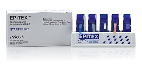 GC America GC-473031 شريط تلميع وتشطيب EPITEX، ناعم، 10 متر، الشكل in Kuwait