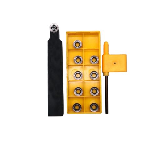 10pcs RPMT10T3 R5 Indexable Carbide Milling Inserts Blade Milling Cutter with 3/4"/20mm SRDPN2020K10 Indexable Carbide Milling Tool Holder Metal Lathe Cutting Tools in Kuwait