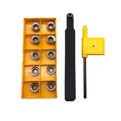 10pcs RPMT10T3 R5 Indexable Carbide Milling Inserts Blade Milling Cutter with 3/4"/20mm SRDPN2020K10 Indexable Carbide Milling Tool Holder Metal Lathe Cutting Tools in Kuwait