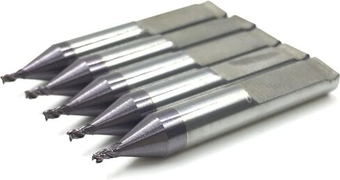 1.5mm End Milling Cutter CL005(RIC09617B- B4403) in Carbide for KEYLINE-BIANCHI 994 LASER for G Clamp & V Clamp & NINJA LASER Key Machines(5pcs) in Kuwait