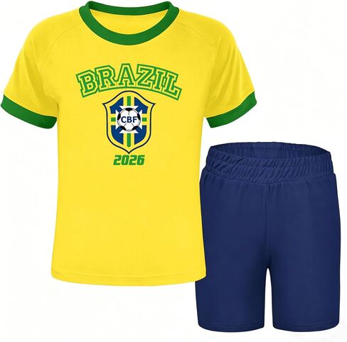 Kids Soccer Cup 2026 Shirt Girls and Boys Mexico Shirts USA Soccer Jerseys Brazil Football Tee Argentina Soccer Tops in Kuwait