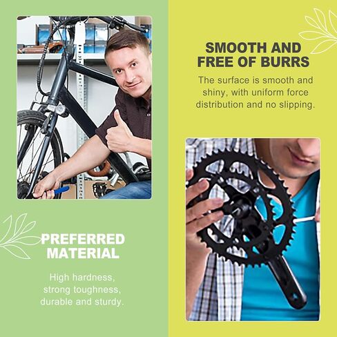 24 PCS Bike Axle Nuts & Washers Kit – M8 M9.5 M10 Bicycle Replacement Parts, Mountain & Road Bike Wheel Nuts Bolts Set, Universal Fit Bike Upgrade Accessories in Kuwait