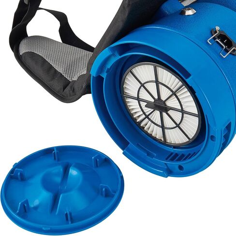 Global Industrial Commercial Ergonomic HEPA Backpack Vacuum with 8-Piece Tool Kit, 2-1/2 Gallon Capacity, 105 CFM, 1080W, 120V, 50'L Power Cord, 70 dB in Kuwait