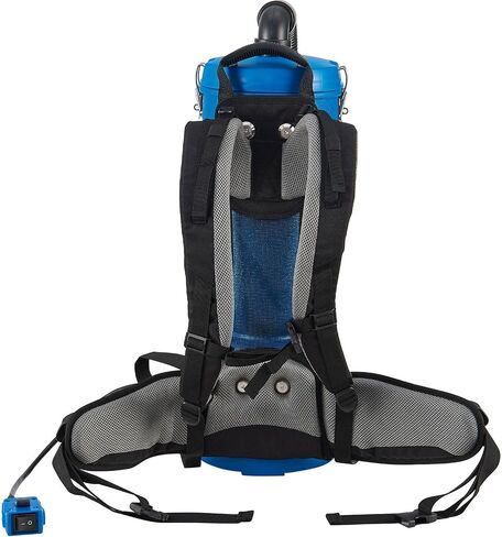Global Industrial Commercial Ergonomic HEPA Backpack Vacuum with 8-Piece Tool Kit, 2-1/2 Gallon Capacity, 105 CFM, 1080W, 120V, 50'L Power Cord, 70 dB in Kuwait