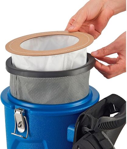 Global Industrial Commercial Ergonomic HEPA Backpack Vacuum with 8-Piece Tool Kit, 2-1/2 Gallon Capacity, 105 CFM, 1080W, 120V, 50'L Power Cord, 70 dB in Kuwait
