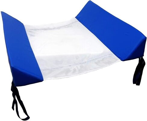Skil-Care Bed Support System, 32" L x 34" W x 6" H, Attached 30-Degree Bolsters, Nylon Bottom & Pad - Pressure Relief, 556020 in Kuwait