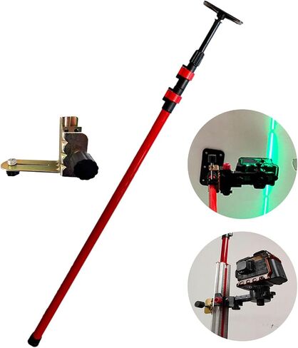 Level Lifting Rod Support Extension Pole Mount Artifact Internal Lock Reliable Metal Suitable for home repairs improvement, A in Kuwait
