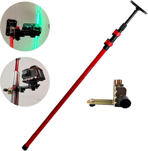 Level Lifting Rod Support Extension Pole Mount Artifact Internal Lock Reliable Metal Suitable for home repairs improvement, A in Kuwait