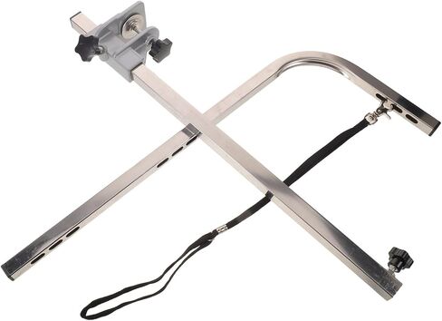 OUNONA Adjustable Pet Grooming Table Arm with Heavy Duty Clamp, Stainless Steel Bracket for Enhanced Stability and Height Adjustment Flexibility, Suitable for Home Grooming Stations in Kuwait