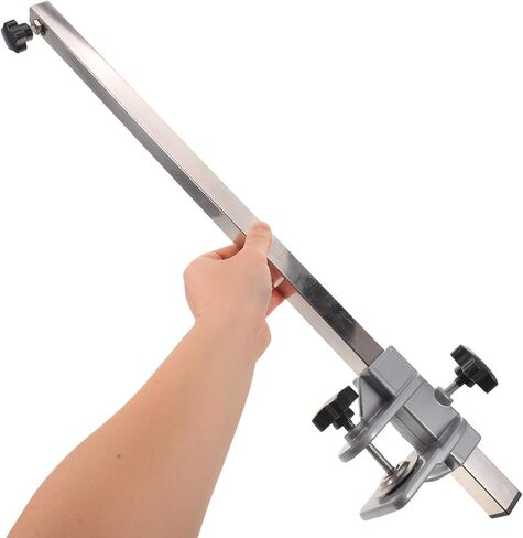 OUNONA Adjustable Pet Grooming Table Arm with Heavy Duty Clamp, Stainless Steel Bracket for Enhanced Stability and Height Adjustment Flexibility, Suitable for Home Grooming Stations in Kuwait
