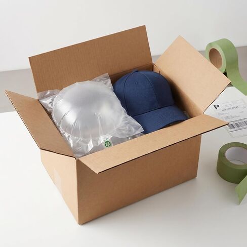 Transparent Inflatable Hat Support Air Packaging Bags 50Pcs Round Shaper for Hat Protection Cushioning Prevents Deformation Pressure Damage for Shipping and Storage in Kuwait