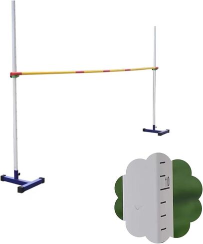 Jump Tester,Vertical Jump Tester Training Hurdles, Portable Competition Track and Field High Jump Standards, Professional Sports Meeting Tool in Kuwait