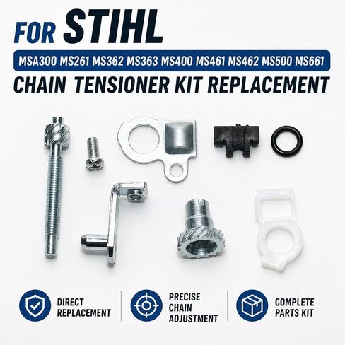 1 قطعة مجموعة شداد سلسلة MA02-007-1002 بديلة متوافقة مع مناشير STIHL MSA300 MS261 MS362 MS363 MS400 MS461 MS462 MS500 MS661، برغي ضبط السلسلة in Kuwait