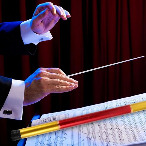 KALLORY Music Conducting Sticks Storage Tube Organizer Cylinder Lightweight Dustproof Portable Holder for Orchestra and School Use Fits in Backpack or Instrument Bag in Kuwait