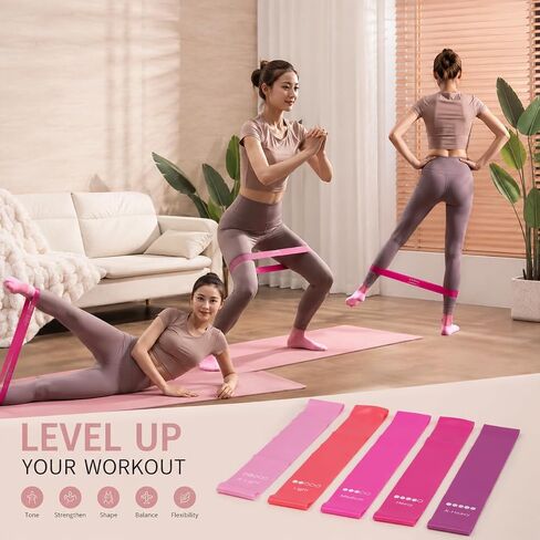 Pilates Kit - Pilate Resistance Training Kit - Lightweight Pilates Equipment for Home Workouts - Stretching Core Exercise Balance Fitness and Full Body Workout Routines in Kuwait