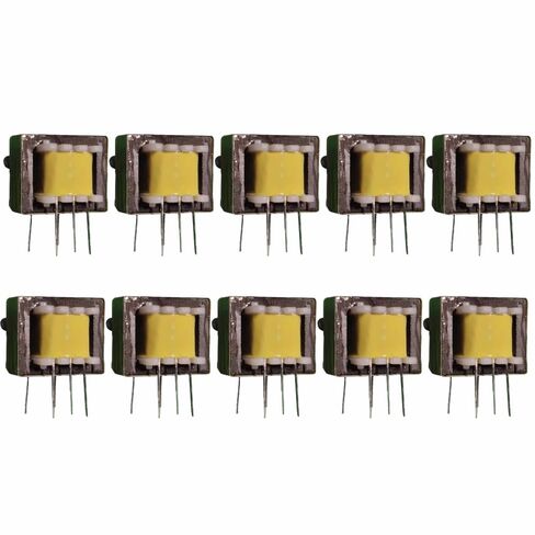 10PCS EI-14 600Ω Impedance Matching Transformers – 4-Pin/5-Pin High Efficiency for Switching Electronic Instruments (5 Pins) in Kuwait