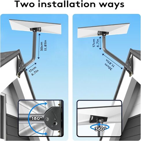Starlink Gen 3 Mount ، 360 ° Starlink القابل للتعديل في الحائط القابل للتعديل متوافق مع طبق V3 Starlink القياسي ، و Starlink Roof Mount ، و Starlink Ritting Kit ، و Starlink Pole Mount in Kuwait