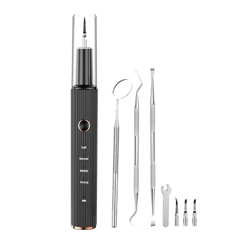 Ultrasonic Tooth Scaler Plaque Remover for Teeth - Tartar Remover for Teeth, Teeth Cleaning Kit, with LED Light & 4 Adjustable Modes. in Kuwait