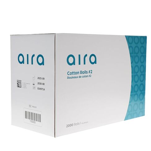 Aira 100222 لفافات قطنية قابلة للامتصاص للأسنان #2 2000/Bx in Kuwait