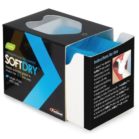 Pac-Dent SD-268L SoftDry Cotton Roll Substitutes Large Adult 50/Pk in Kuwait